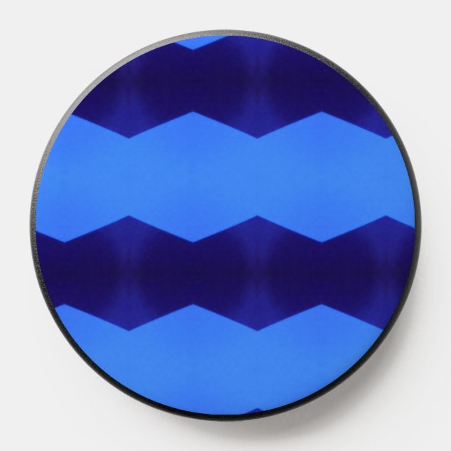 A Pattern of Dark & Baby Blue Lines PopSocket (Popsocket)