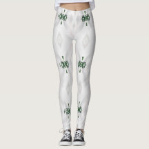 A Pattern of White Snow and Christmas Ribbon