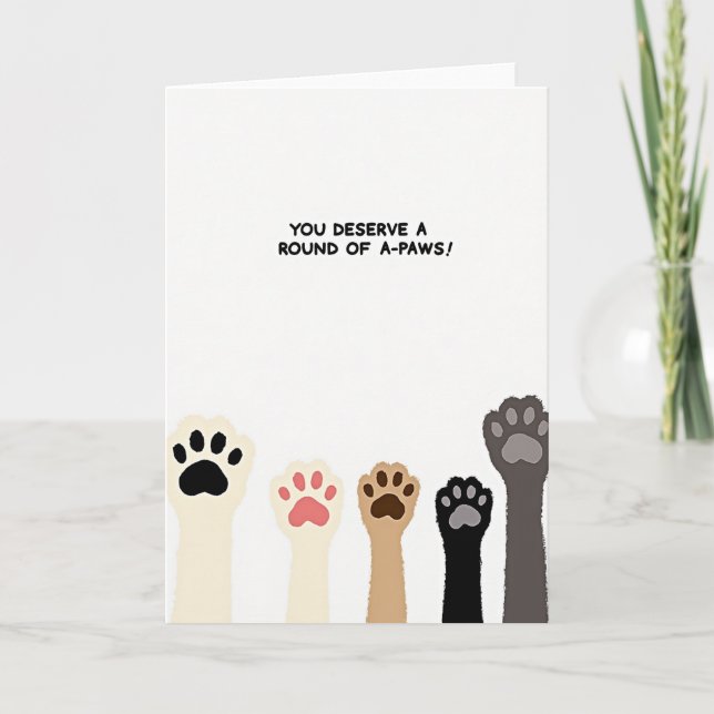 A Pawsome Mothers Day Card (Front)