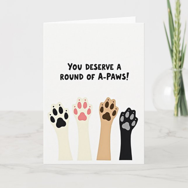A Pawsome Mothers Day Love Card (Front)