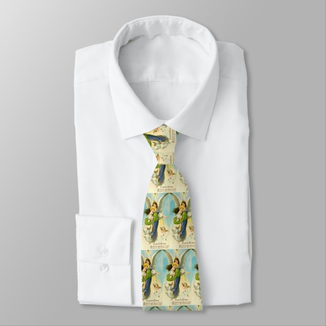 A peaceful Christmas Neck Tie (Tied)