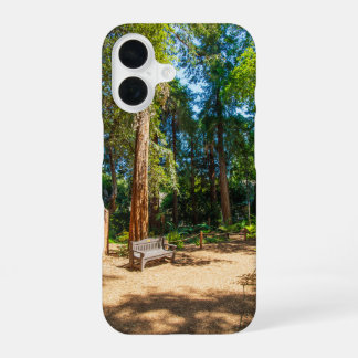 A peaceful footpath at Descanso Gardens iPhone 16 Case