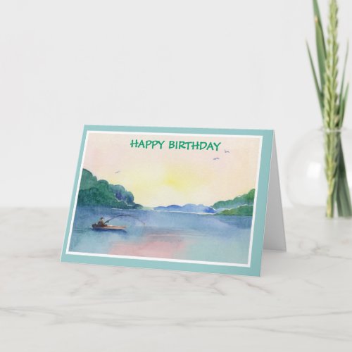 A PEACEFUL HAPPY BIRTHDAY CARD