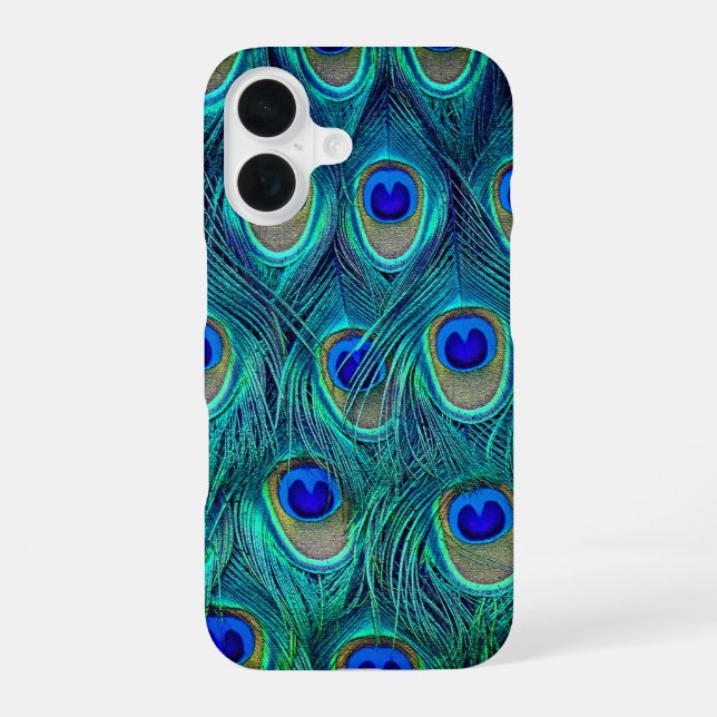 A Peacocks  Feathers    Iphone Case (Back)