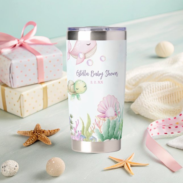 A Pearl Is on the Way Baby Shower Tumbler (Creator Uploaded)