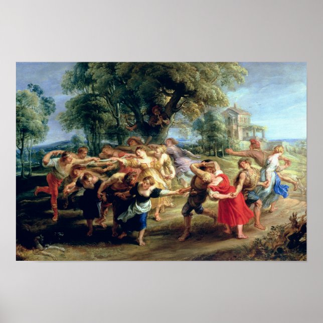 A Peasant Dance, 1636-40 Poster (Front)