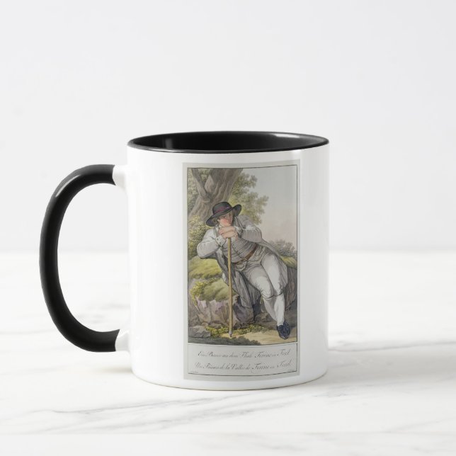 A Peasant of the Tesino Valley in Tyrol, from a co Mug (Left)
