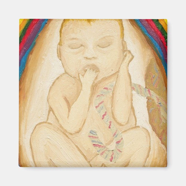 A Peek In The Womb Magnet (Front)