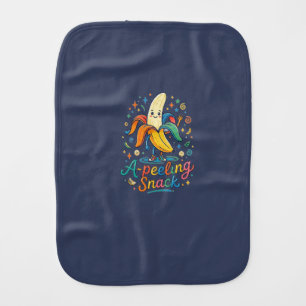 A-Peeling Snack T-Shirt Baby Burp Cloth