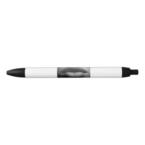 A pen with a picture of lips on it