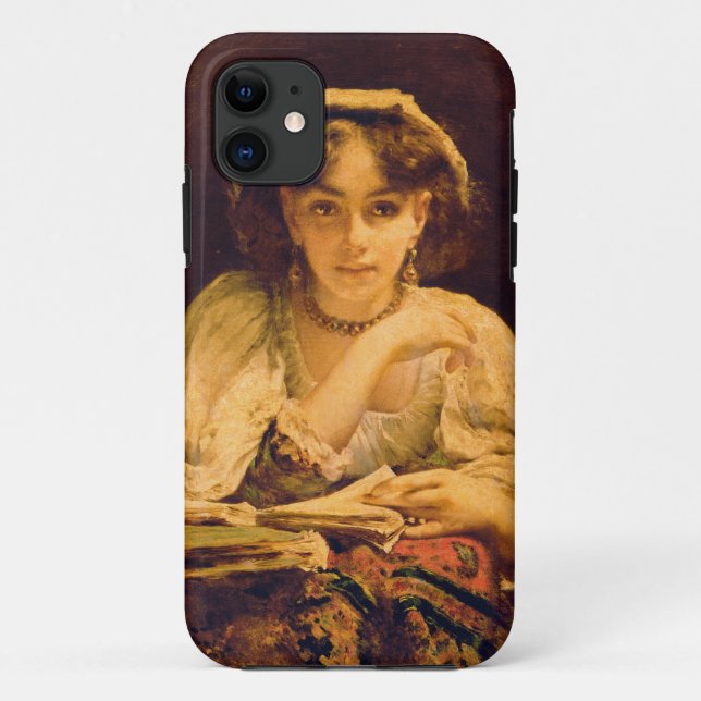 A Pensive Moment Case-Mate iPhone Case (Back)