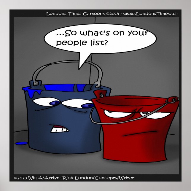 A People's List For Buckets Poster (Front)