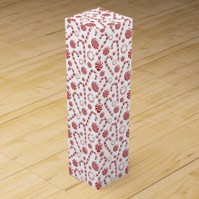 A Peppermint Spice Series Design 12  Wine Box (Front)