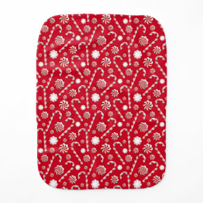 A Peppermint Spice Series Design 1 Baby Burp Cloth