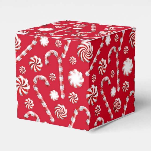 A Peppermint Spice Series Design 1  Favor Boxes (Front Side)