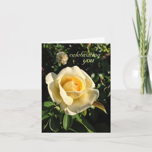 A Perfect Birthday Rose Greeting Card