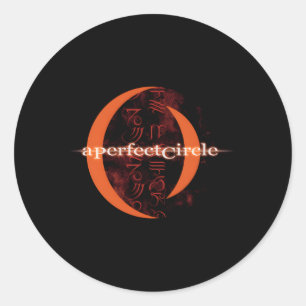 A Perfect Circle €“ Mer De Noms Glyph Circle 20Th Classic Round Sticker
