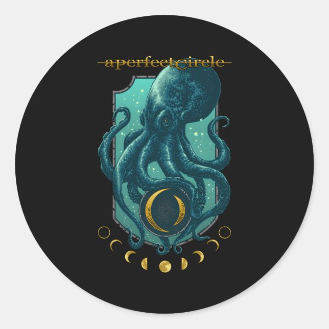 A Perfect Circle Â€“ Moon Oracle Classic Round Sticker (Front)