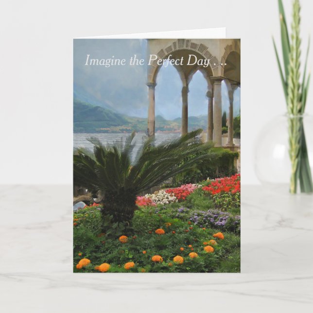 A Perfect Day Happy Birthday Card (Front)