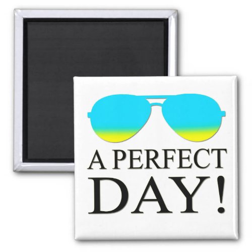 A_PERFECT_DAY_SUNGLASSES MAGNET