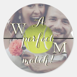A Perfect Match Classic Round Sticker