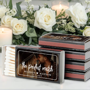 A Perfect Match Custom Wedding Photo Matchboxes