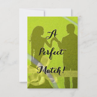 A Perfect Match Invitation