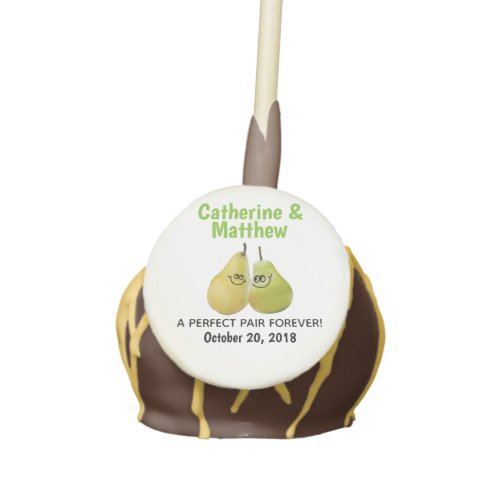 A Perfect Pair Cartoon Pear Wedding Favor