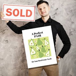 A Perfect PAIR for Your Real Estate PUN Postcard