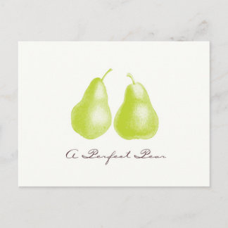 A Perfect Pear Postcard