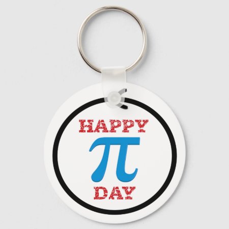 A Perfect Pi Day Circle Keychain