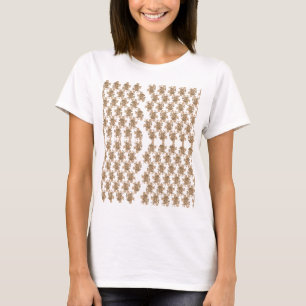 A perfectly symmetrical reflection of a mountain l T-Shirt