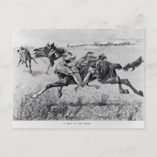 A Peril of the Plains Postcard