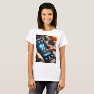 a person holding a phone that says friday friday T-Shirt