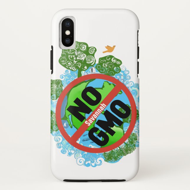 A Personalized NO GMO iphone 5 Case-Mate iPhone Case (Back)