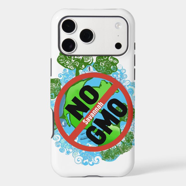 A Personalized NO GMO iphone 5 Case-Mate iPhone Case (Back)