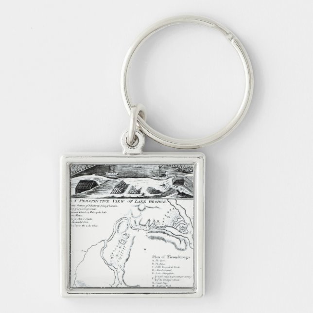 A Perspective View of Lake George Keychain (Front)