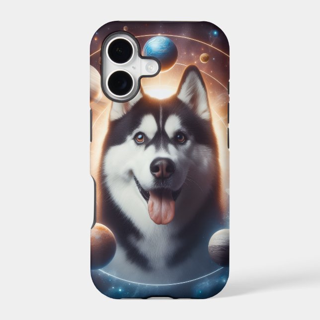 A PET in space Iphone Case (Back)