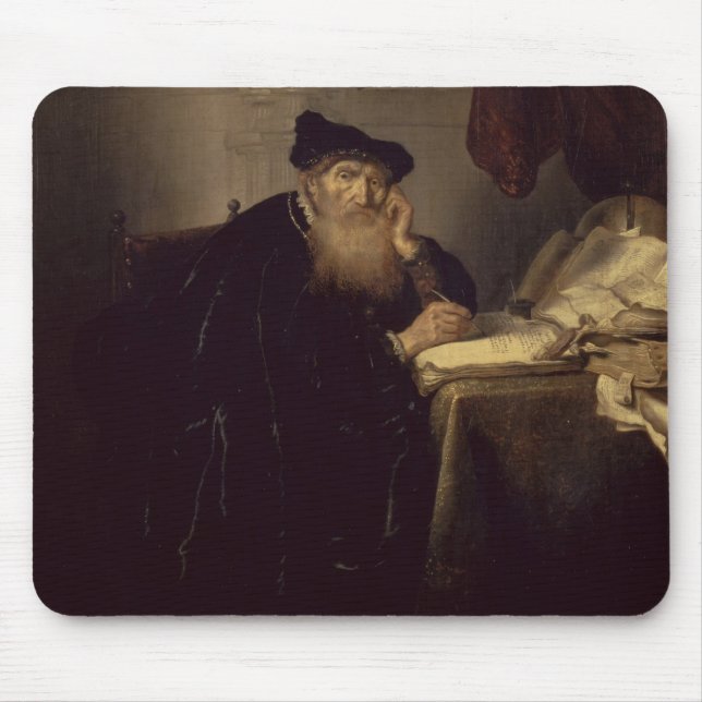 A Philosopher, 1635 (oil on panel) Mouse Pad (Front)