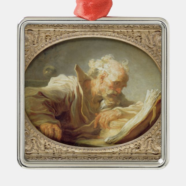 A Philosopher, c.1764 Metal Ornament (Front)