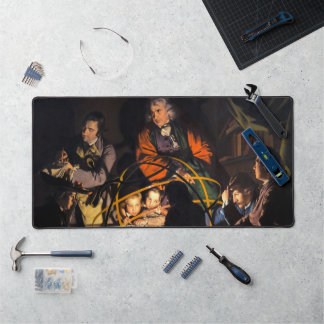 A Philosopher Lecturing on the Orrery Solar System Desk Mat
