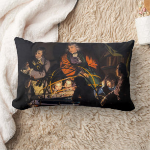 A Philosopher Lecturing on the Orrery Solar System Lumbar Pillow