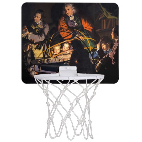 A Philosopher Lecturing on the Orrery Solar System Mini Basketball Hoop
