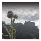 A photo poster print of Edinburgh Castle.