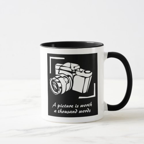 A picture is worth a thousand words photography mug