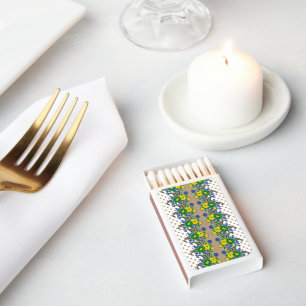 a picture of a pattern that looks like a peacock matchboxes