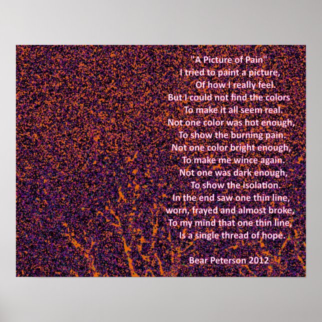 A Picture of Pain Poster (Front)