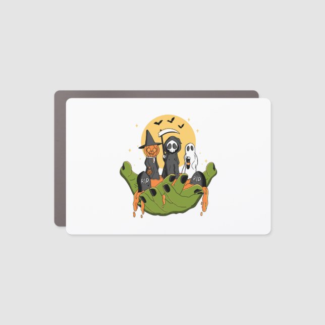 A Piece of Halloween Car Magnet (Front)