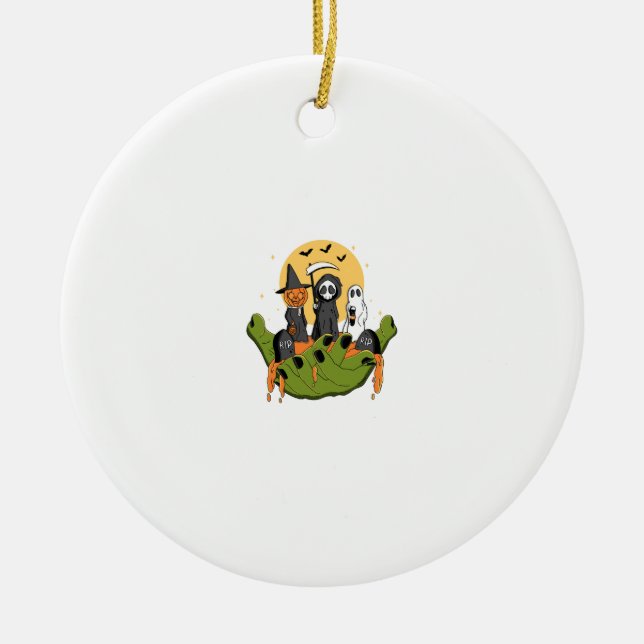 A Piece of Halloween Ceramic Ornament (Front)