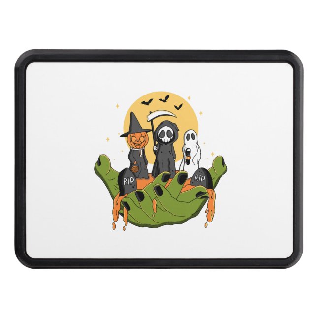 A Piece of Halloween Hitch Cover (Front)